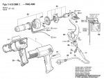 Bosch 0 603 268 203 Phg 490 Hot Air Gun 220 V / Eu Spare Parts